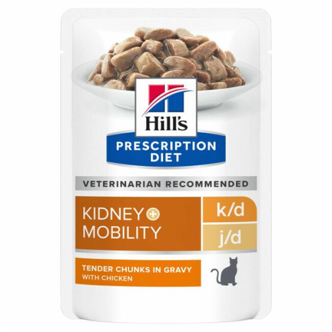 Croquettes Hill's Prescription Diet Feline K/D + Mobility