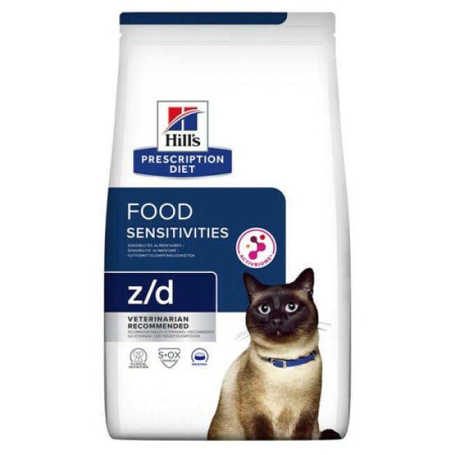 Croquettes Hill's Prescription Diet Feline Z/D Food Sensitivities ActivBiome +