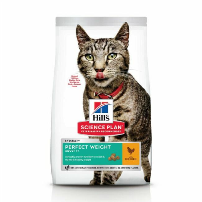Croquettes Hill's Science Plan Adult Perfect Weight Poulet pour chat