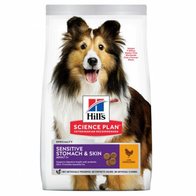Croquettes Hill's Science Plan Canine Adult Sensitive Stomach and Skin
