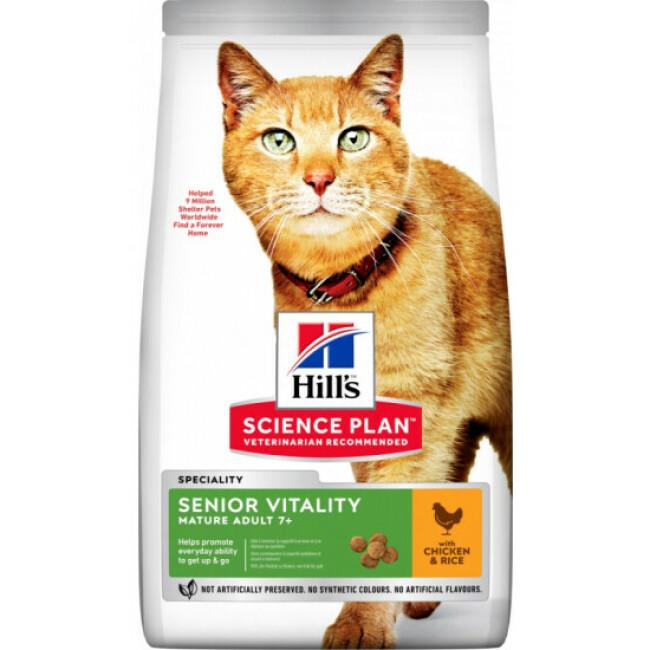 Croquettes Hill's Science Plan Feline Adult 7+ Youthful Vitality Poulet