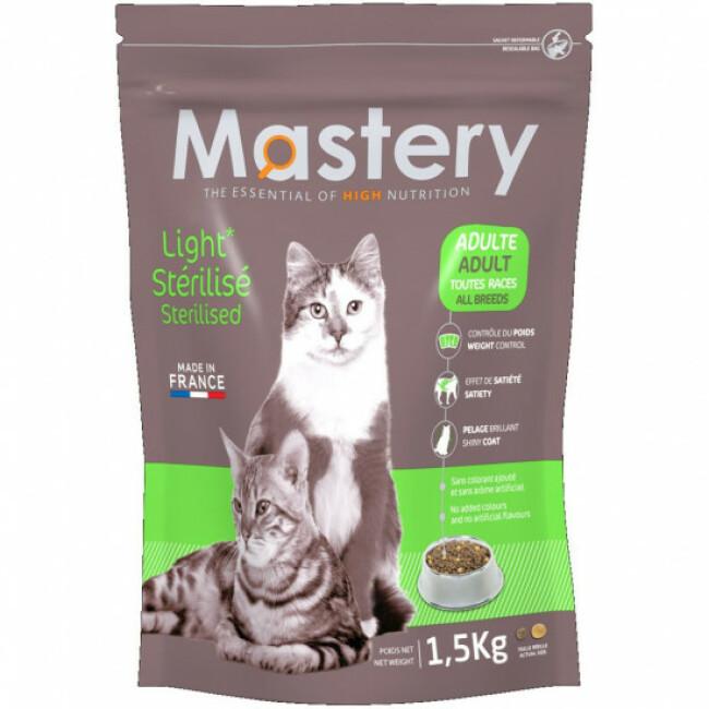 Croquettes Mastery pour chat adulte stérilisé ou en surpoids