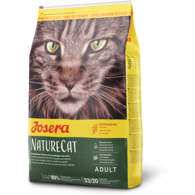 Croquettes Josera NatureCat sans céréales pour chat