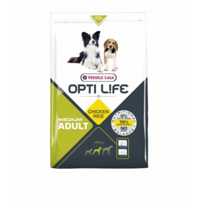 Croquettes Opti Life pour chien adulte taille moyenne