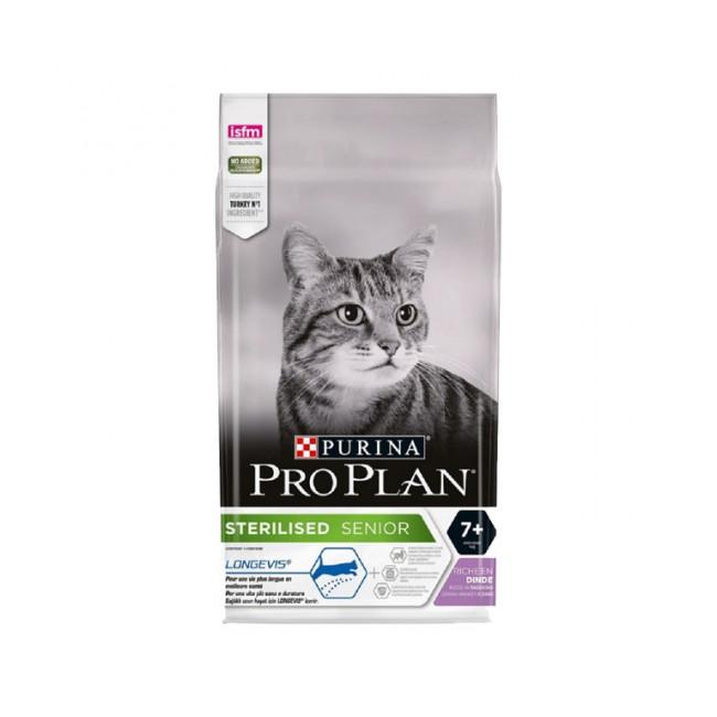 Croquettes pour chats Pro Plan Sterilised 7+ Dinde