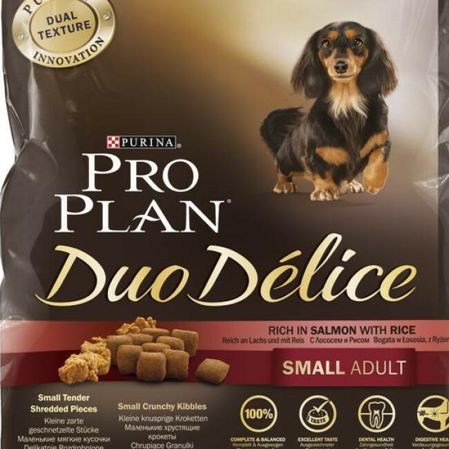 Croquettes pour chiens Pro Plan Small Adult Duo Delice Saumon Sac 2,5 kg