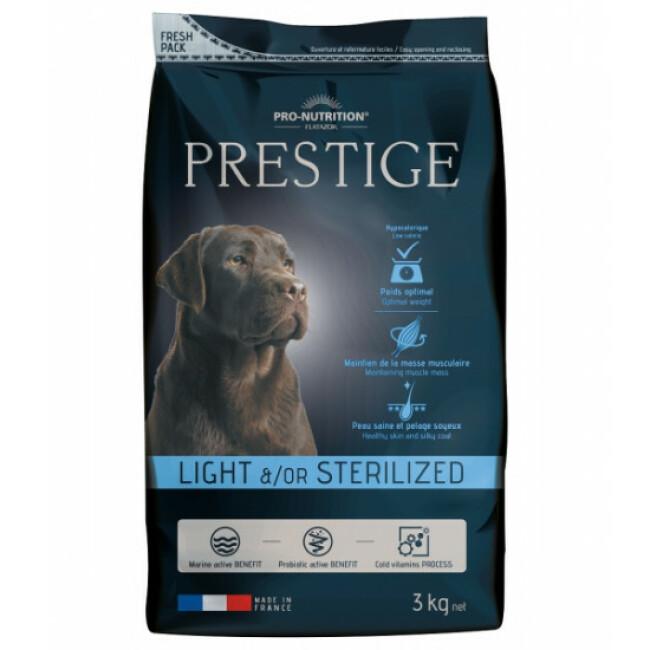 Croquettes Prestige adulte light / sterilized Flatazor Pro Nutrition pour chien