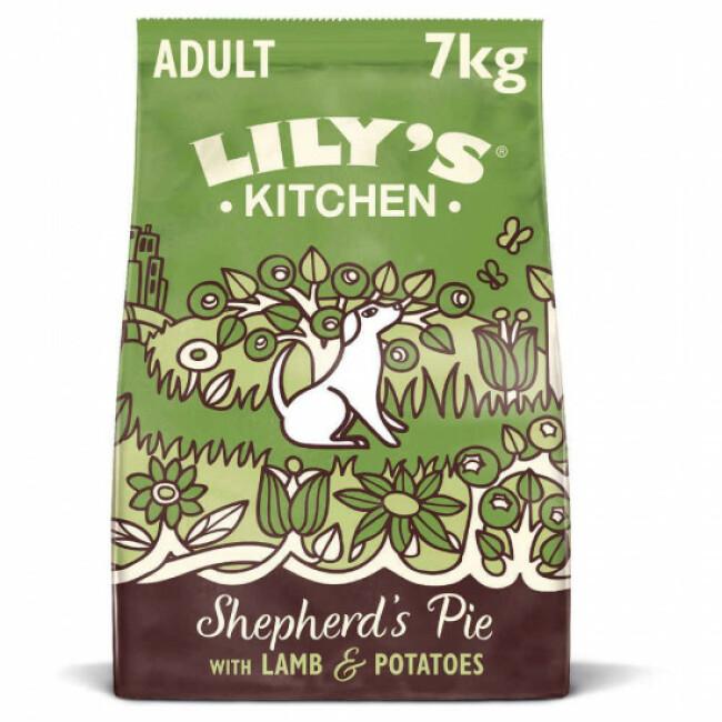 Croquettes sans céréales pour chien adulte à l'agneau Lily's Kitchen Sac 7 kg