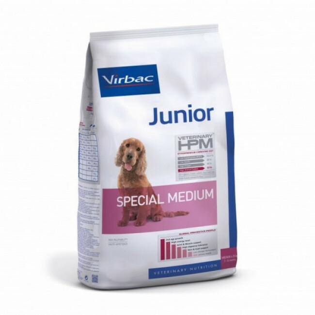 Croquettes Virbac HPM Junior Special Medium pour chien