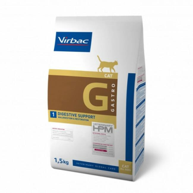 Croquettes Virbac Veterinary HPM Gastro Digestive Support pour chats