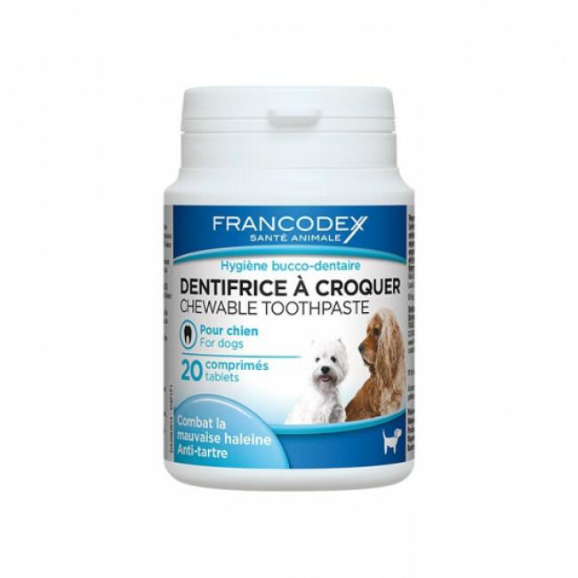 Dentifrice à croquer Francodex - 20 comprimés