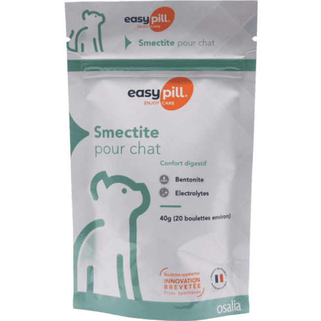 Easypill Smectite compléments alimentaires confort digestif pour chats