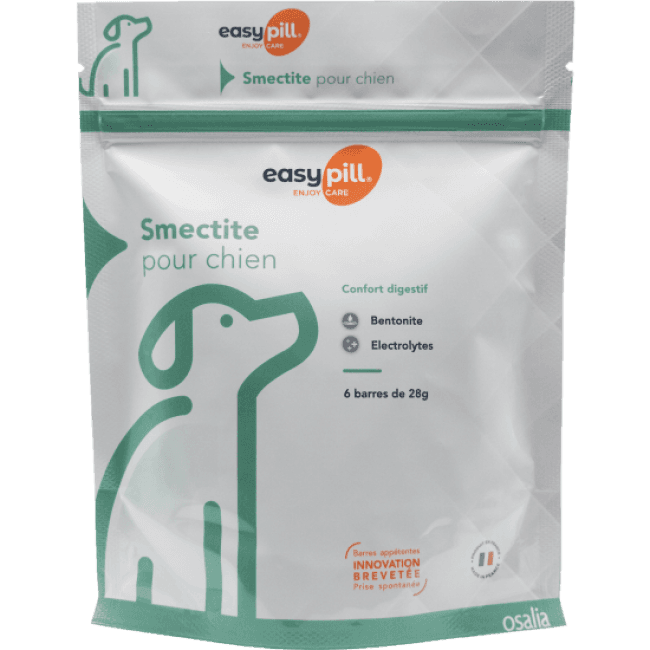 Easypill Smectite Compléments alimentaires anti-diarrhée pour chiens