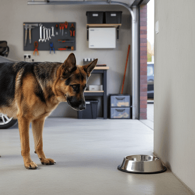 Ecuelle en acier inox anti-dérapante lourde Trixie pour chiens