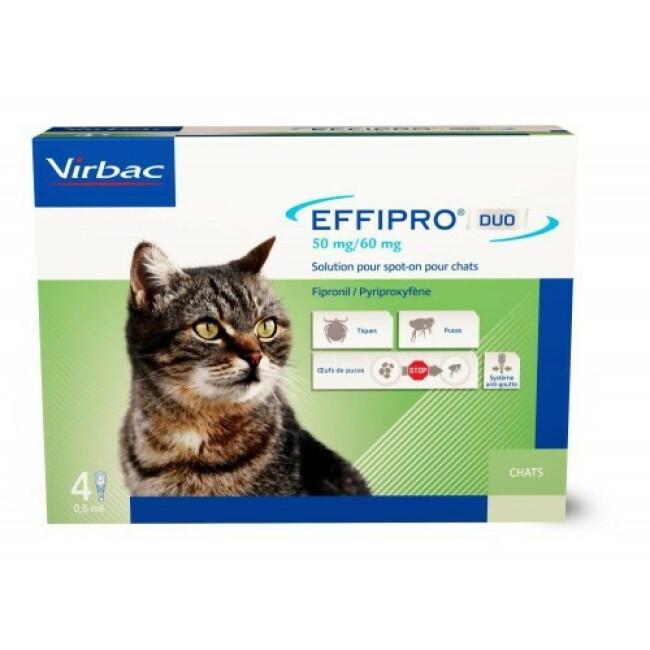 Effipro Duo soin antiparasitaire pour chats