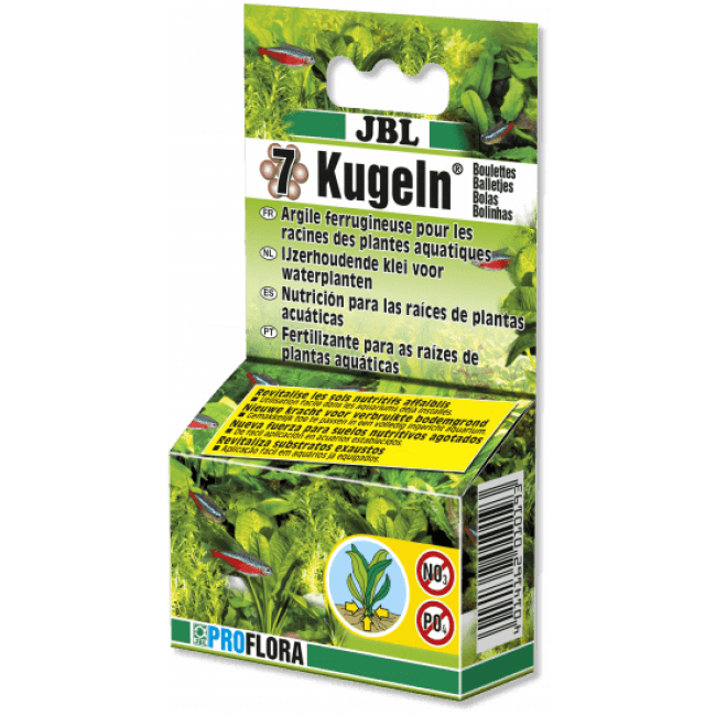 Engrais fertilisant pour racine de plantes aquatiques JBL KugeIn - Lot de 7 boulettes