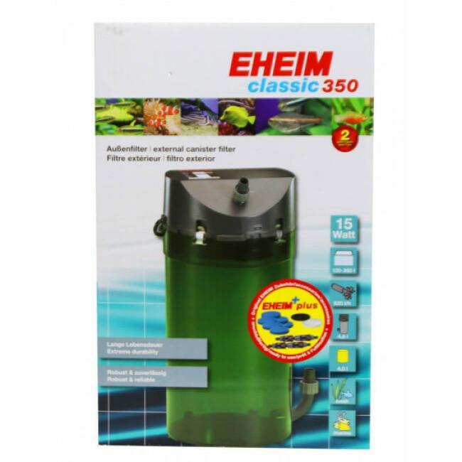 Filtre externe pour aquarium Eheim Classic 350 avec robinets et mousses