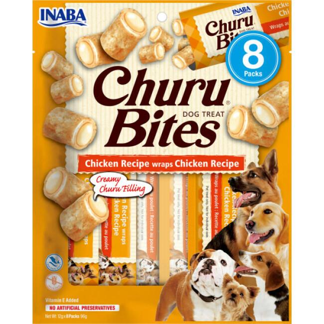 Friandises Inaba Churu Bites pour chien 8x12g
