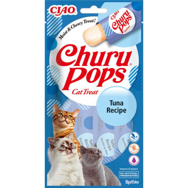 Friandises Inaba Churu Pops pour chat 4x15g
