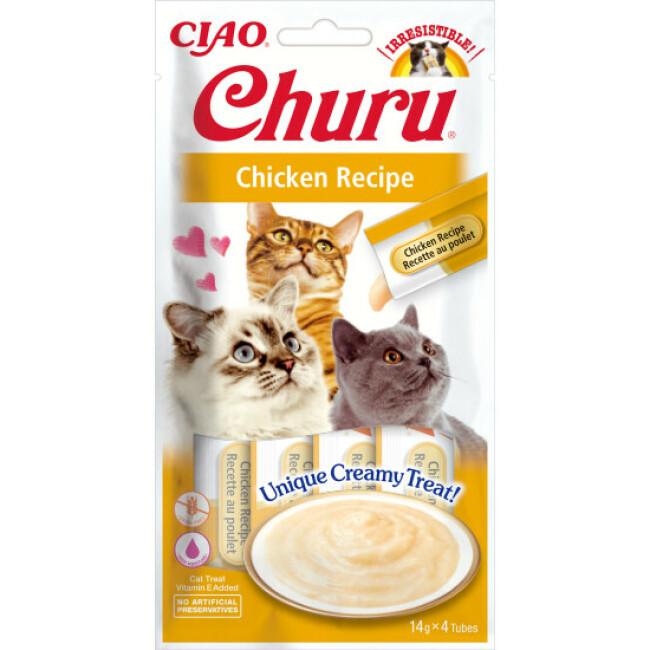 Friandises liquides Churu pour chat crème au poulet