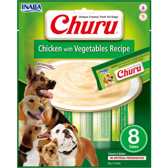 Friandises liquides Churu pour chien crème au poulet