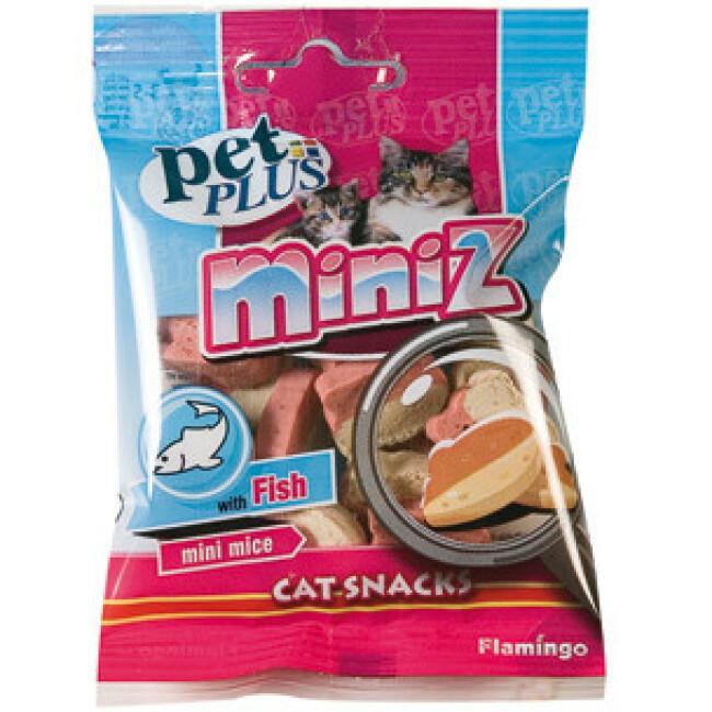 Friandises Miniz mini Mice poisson pour chats