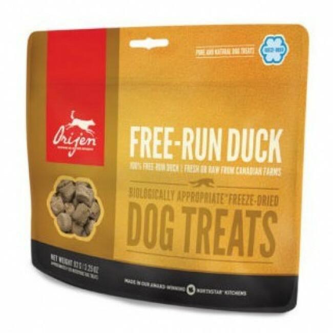 Friandises Orijen sans céréales Free Run Duck Treats pour Chien