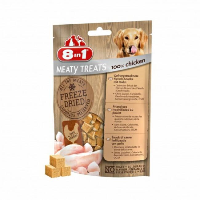 Friandises pour chien sans céréales Freeze Dried 8in1