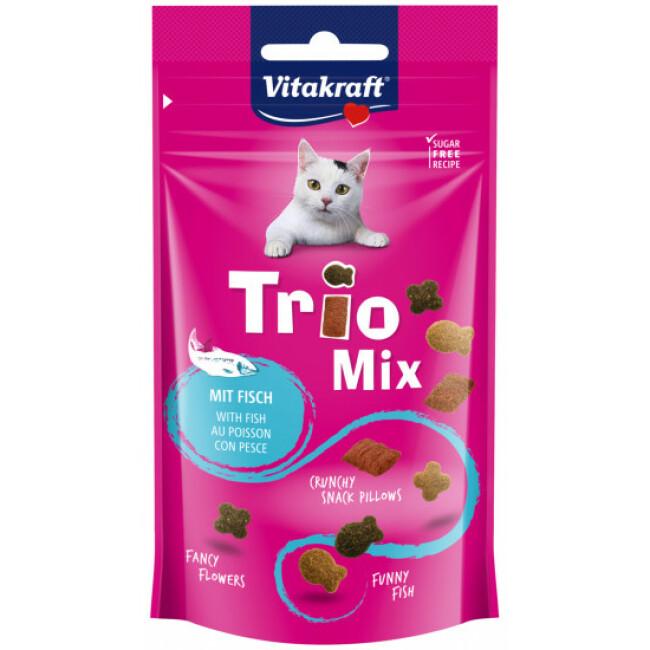 Friandises snacks pour chat Trio Mix 60 g