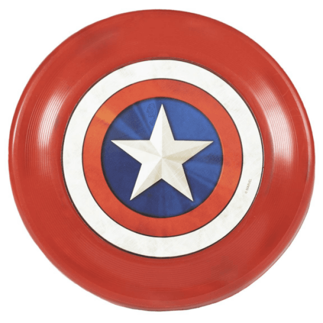 Frisbee Captain America pour chien