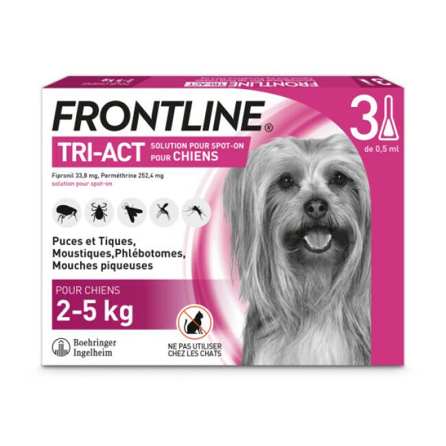 Frontline Tri-Act pipettes antiparasitaires pour chien