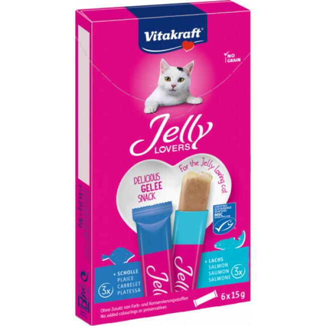 Gelée Vitakraft Jelly Lovers pour chats 6x15g