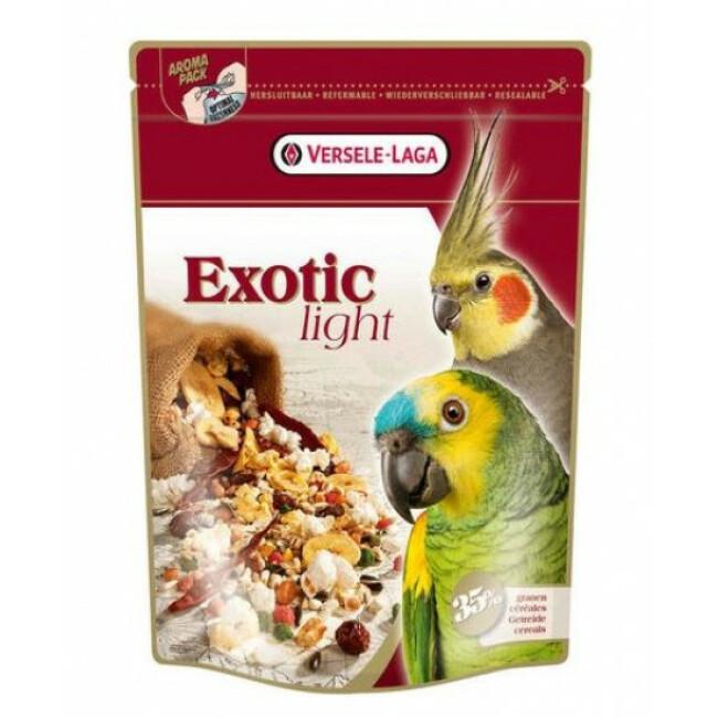 Graines et céréales soufflées pour perroquets et grandes perruches Exotic Light Mix