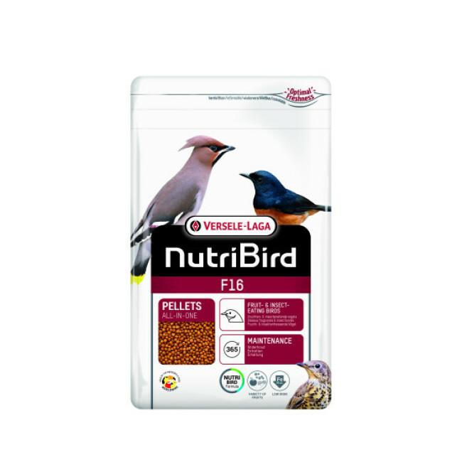 Granulés Nutribird F16 pour oiseaux frugivores et insectivores