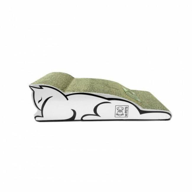 Griffoir en carton avec herbe à chat Baltimore M-Pets