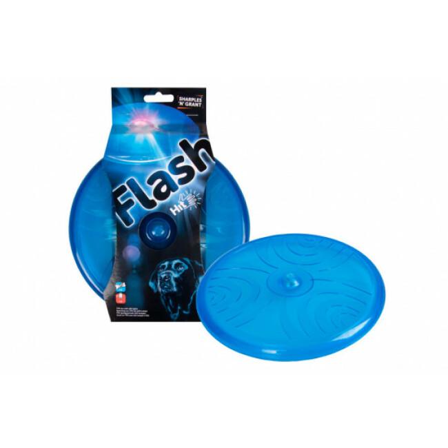 Jouet pour chien TPR Frisbee + LED 20 cm
