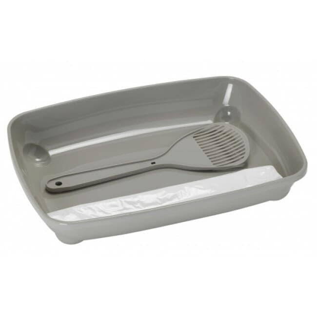 Kit bac à litière et pelle pour chaton