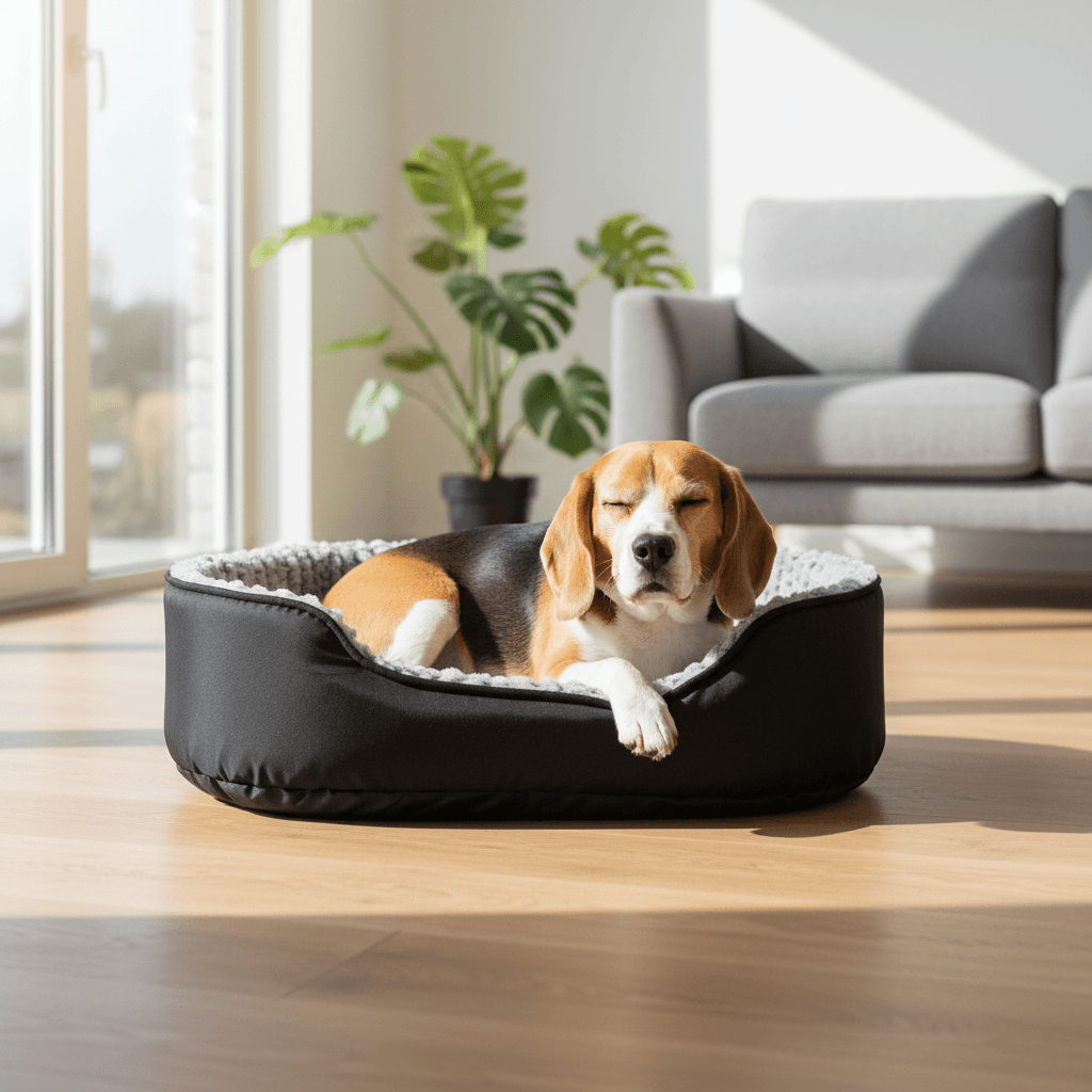 Lit à mémoire de forme Lino forme ovale pour chien Trixie