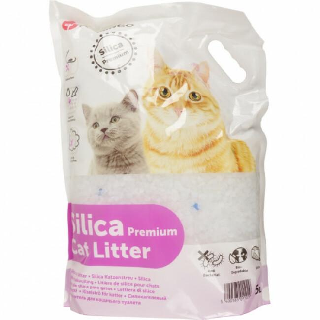 Litière pour chats Silica Premium Percato