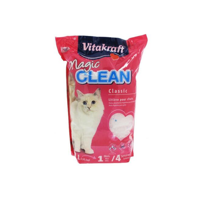 Litière Magic Clean en silice Vitakraft pour chats