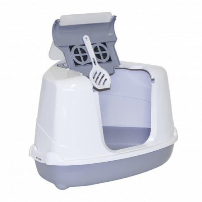 Maison de toilette d'angle pour chat Cozy Corner