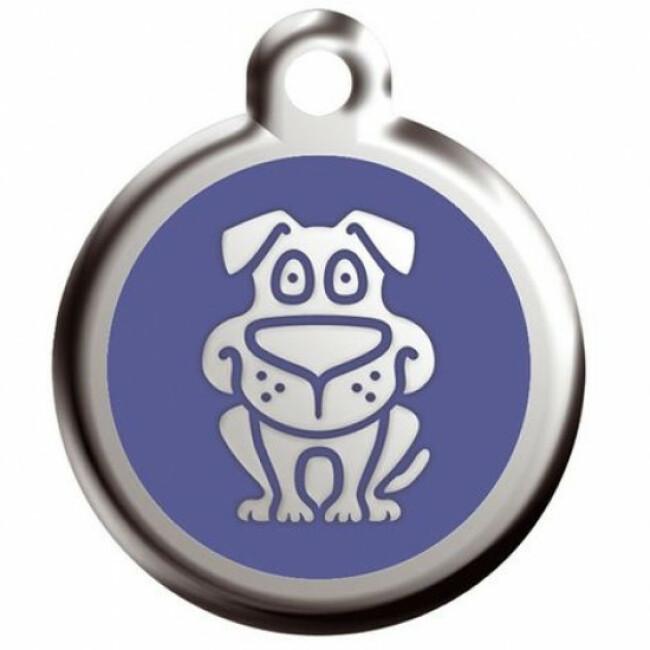 Médaille Reddingo en acier inoxydable pour chien