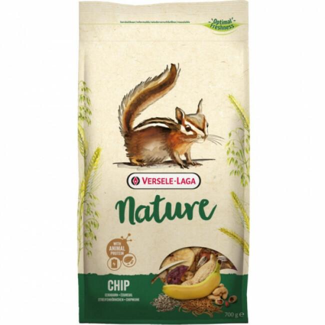 Mélange riche en céréales pour écureuils Nature Chip Versele Laga Sachet 700 g