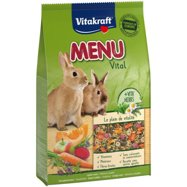 Menu Premium alimentation pour lapins nains Vitakraft