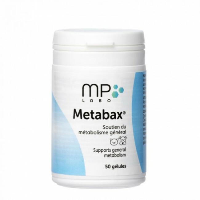 Metabax soutien du métabolisme général chien et chat MP Labo