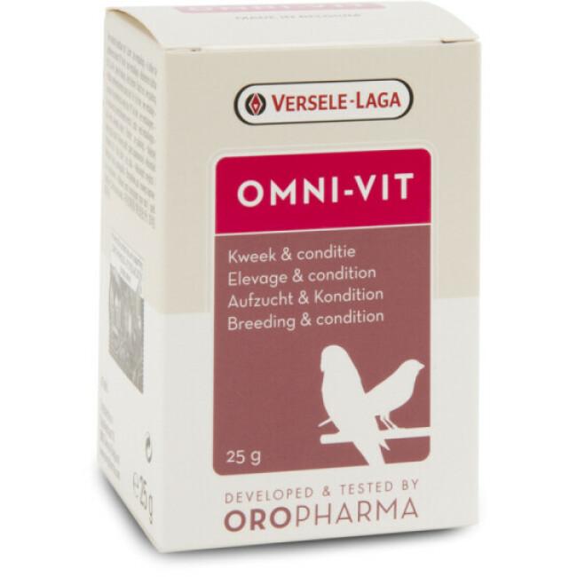 Mélange de vitamines pour l'élevage et la condition Omni-Vit Oropharma pour oiseaux