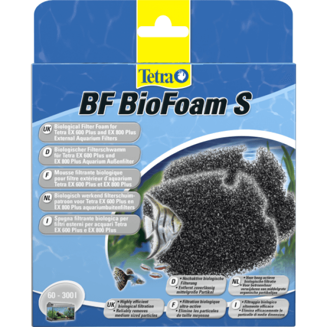 Mousse de filtration biologique Tetratec BF pour filtre