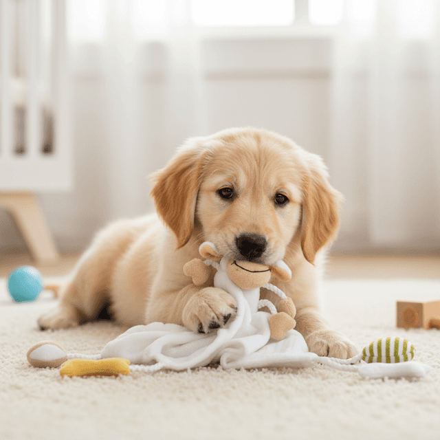 Peluche d'activités Multi Activity Blanket pour chiot