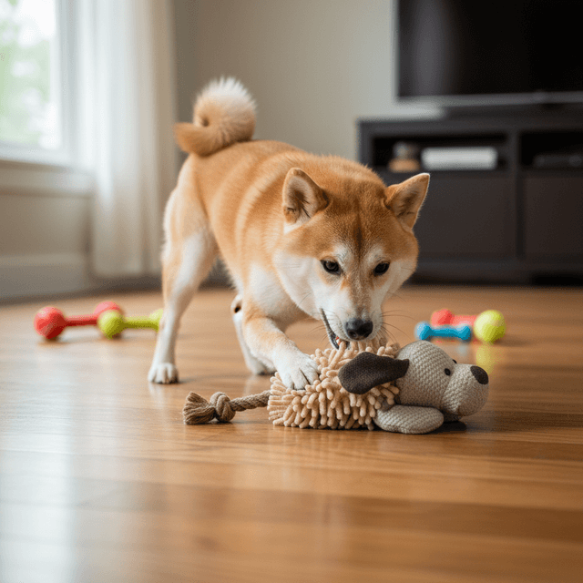 Peluche en forme de chien Trixie