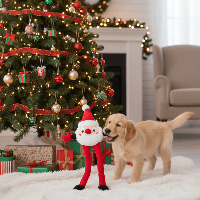 Peluche Père Noël Xmas Trixie avec son